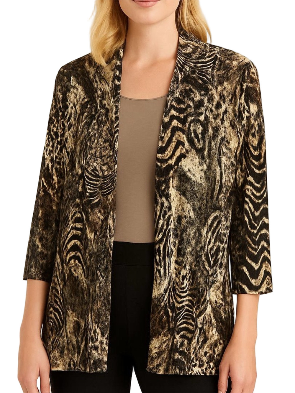 45. WOMENS CHICO’S 3/XL DETAIL JACKET